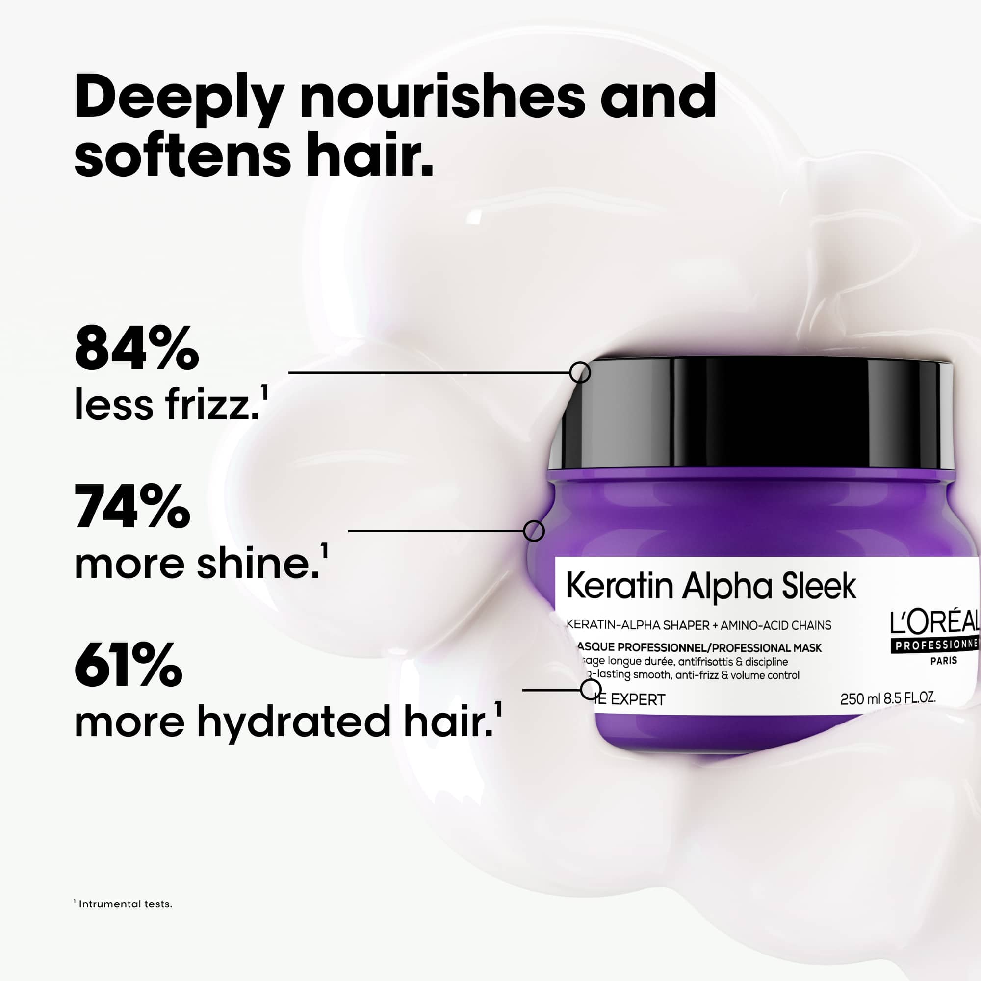 Keratin Alpha Sleek – Mask 250ml - Image 2